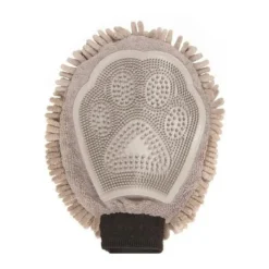 DGS Gant de toilettage gris - 25 x 18 cm