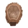 DGS Gant de toilettage marron - 25 x 18 cm