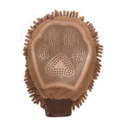 DGS Gant de toilettage marron - 25 x 18 cm