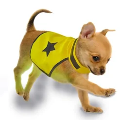 EUROPET Gilet de sécurité jaune fluo pour chien 40 cm