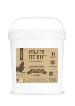 GRAIN DE VIE Graines de tournesol décortiquées pour oiseaux - 3 kg