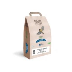 GRAIN DE VIE Graines de tournesol noir pour oiseaux bio - 5 kg