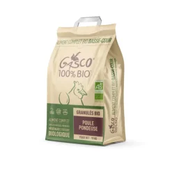 GASCO Granulés pour poules pondeuses bio - 10 kg
