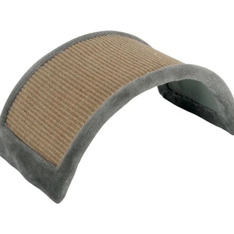 ZOLUX Griffoir à poser forme pont gris en bois et chanvre - 43 x 25 x 21 cm
