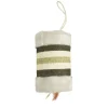 BOBBY Griffoir cylindrique en corde vert avec plumes naturelles Griffoir Roll - 21 x 12 x 14 cm