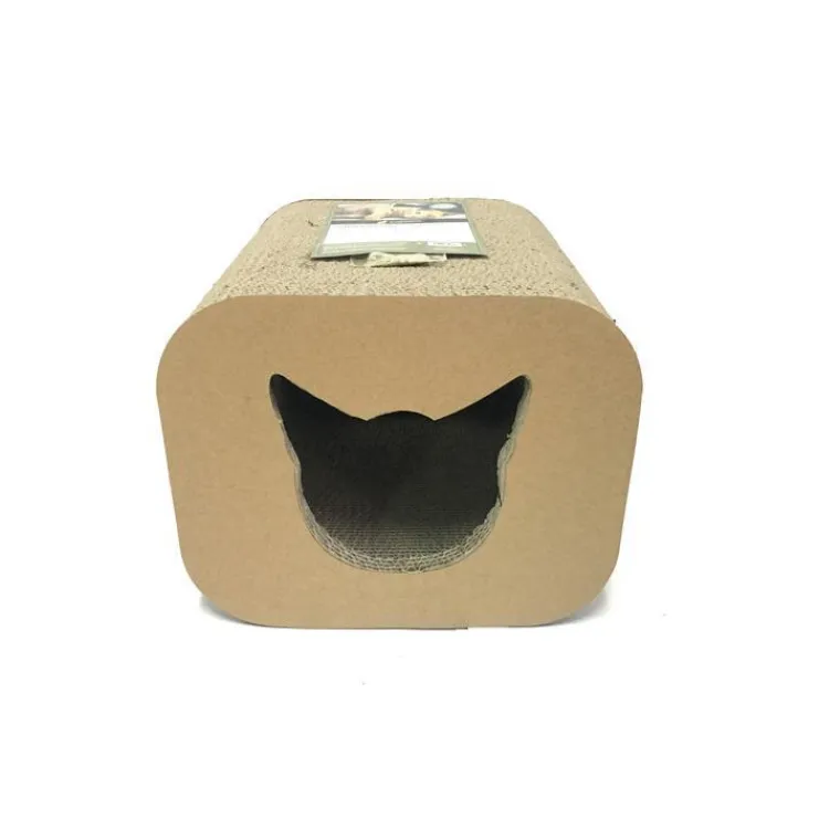 CHAMPION COMPANION Griffoir pour chat Scratcher Cat head Box - 30 x 30 x 25 cm