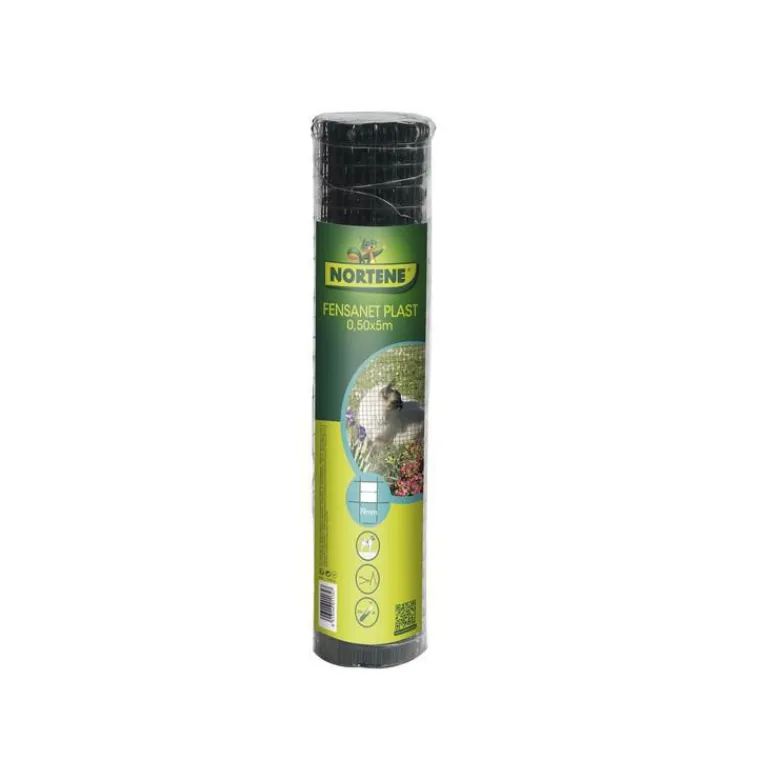 NORTENE Grillage à maille carrée 19 mm vert Nortène Fensanet - 0,5 x 5 m