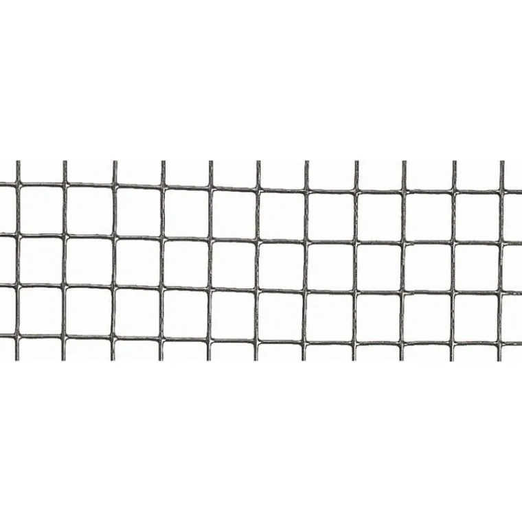 NORTENE Grillage Fensanet Maille 1,27x 1,27 cm Fer galvanisé Gris L2,5 m x H50 cm
