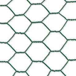 NORTENE Grillage Galvanex maille hexagonale 1,9 cm Métal galvanisé Vert L5 m x H100 cm