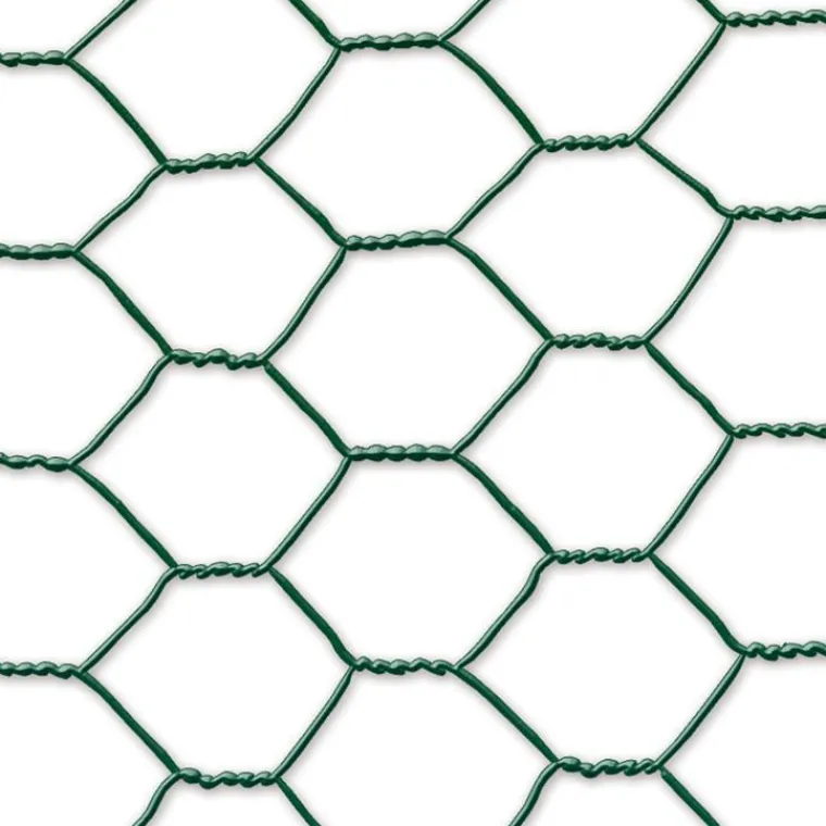 NORTENE Grillage Galvanex maille hexagonale 1,9 cm Métal galvanisé Vert L5 m x H100 cm