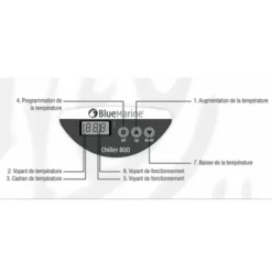 BLUE CORAL Groupe froid aquarium, capacité 2000L, BLUEMARINE Chiller 2000