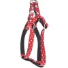 MARTIN SELLIER Harnais baudrier Pois pour chien coloris rouge - S