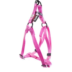MARTIN SELLIER Harnais baudrier réglable rose pour chien - 1x25/35 cm