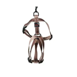 MARTIN SELLIER Harnais nylon choco 50/70cm