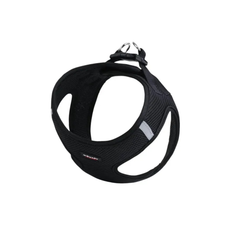 WOUAPY Harnais pour chat noir soft avec laisse assortie