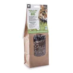 MARTIN SELLIER Herbe à chat bio à semer - barquette de 130 g