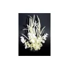 LABEO Herbe papillon blanche en plastique