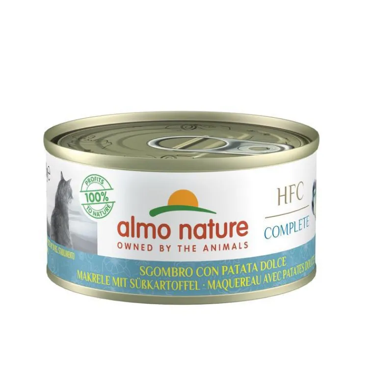 ALMO NATURE HFC Complete Maquereau avec Patates douces pour chat 70 g