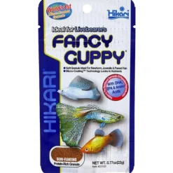 BLUE CORAL HIKARI Fancy Guppy - Nourriture pour poissons d'aquarium spécial guppy - 22g