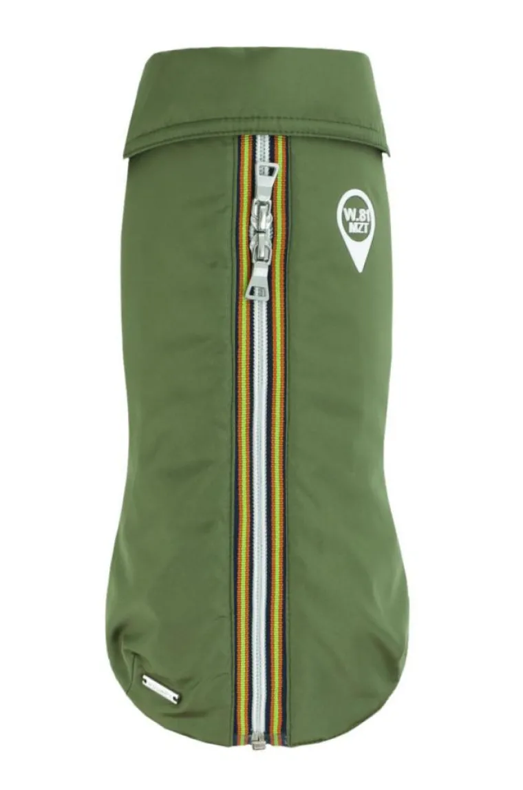 WOUAPY Imper pour chien coloris kaki GPS - Taille 38