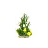 LABEO Jardin herbe vert en plastique 18 cm