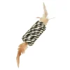 BOBBY Jouet à griffer pour chat coloris noir Tube - 8 x 3,5 cm