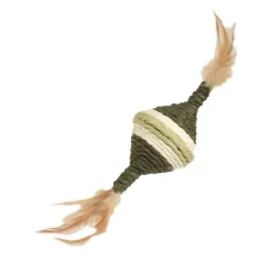 BOBBY Jouet à griffer pour chat coloris vert Youpi - 12 x 8 cm