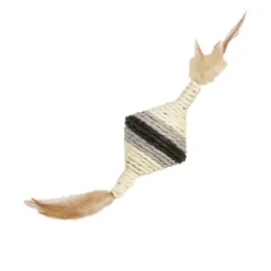 BOBBY Jouet à griffer pour chat coloris noir Youpi - 12 x 8 cm