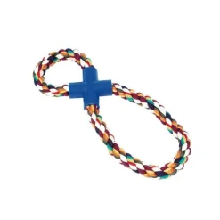 MARTIN SELLIER Jouet 30cm corde Super 8 multicolore pour chien