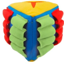 WOUAPY Jouet de fouille pour chien coloris multicolore triangle - 15 cm