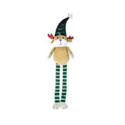 BUBIMEX Jouet de Noël pour chien peluche renne XXL coloris multicolore - 80 cm