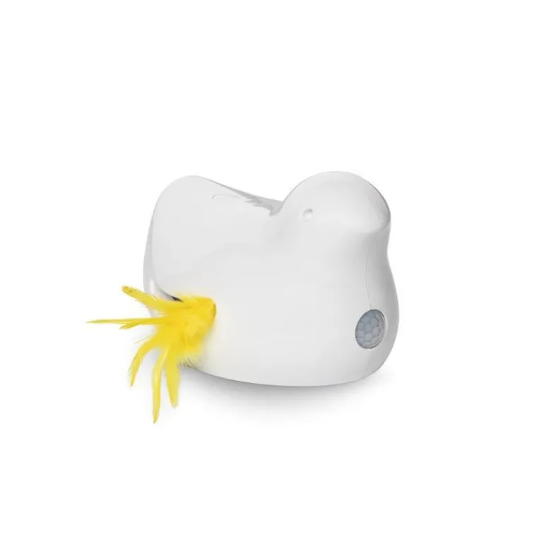 PETSAFE Jouet électronique pour chat coloris blanc Peek-a-Bird Frolicat