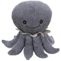 TRIXIE Jouet peluche en polyester recyclé Be Nordic octopus Ocke - 25 cm