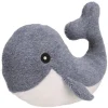 TRIXIE Jouet peluche en polyester recyclé Be Nordic baleine Brunold - 25 cm