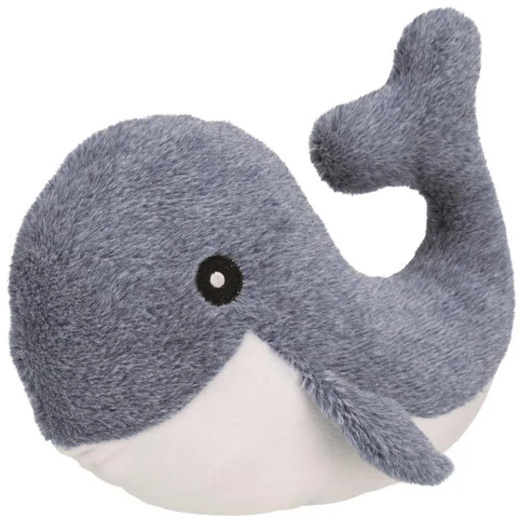 TRIXIE Jouet peluche en polyester recyclé Be Nordic baleine Brunold - 25 cm