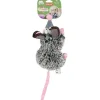 ZOLUX Jouet peluche sonore rat gris 44x16x14 cm