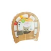 BRANDY Jouet pour chat coloris beige Wouapy Cabeza aire de jeux avec griffoir – 36 x 4,5 x 34 cm
