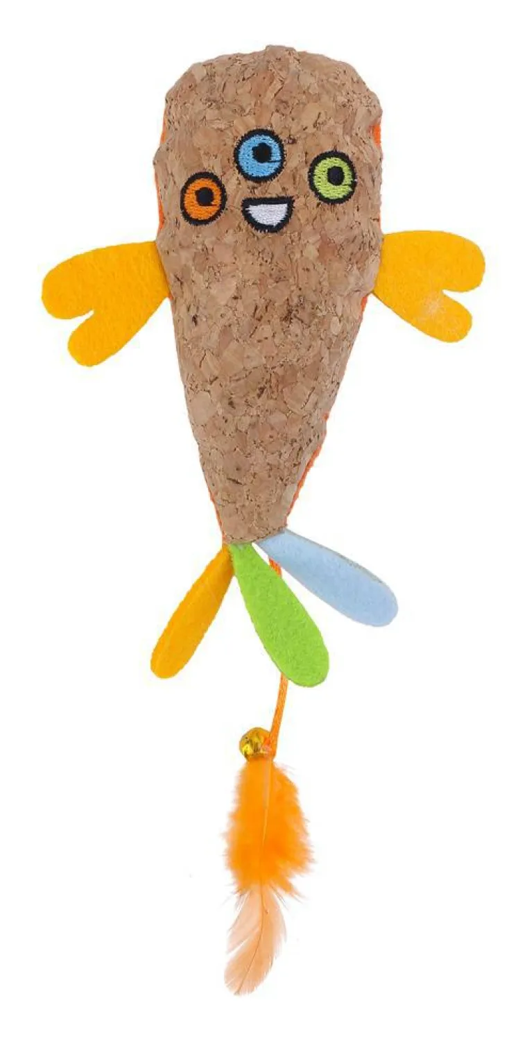 WOUAPY Jouet pour chat coloris multicolore Stranger Le Joyeux - 15 x 9,5 x 3 cm
