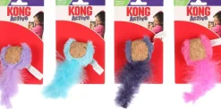 KONG Jouet pour chat cork ball coloris multicolore
