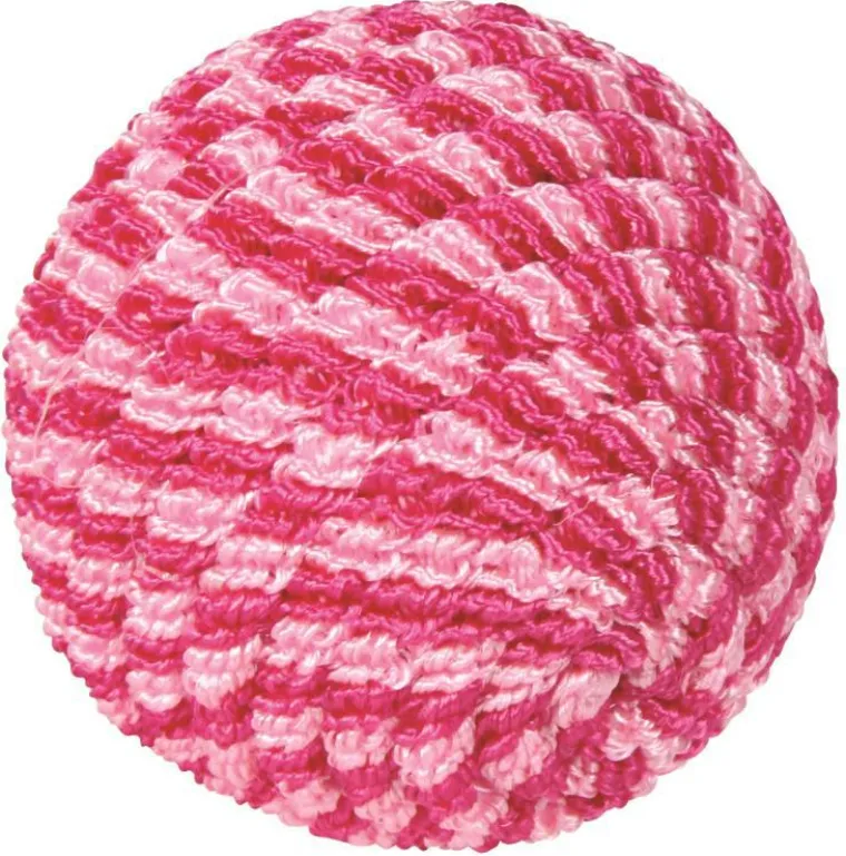 TRIXIE Jouet pour chat en plastique nylon coloris rose balle - Ø 4,5 cm