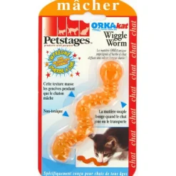 BRANDY Jouet pour chat Orka Kat Wiggle Worm 10x2 cm