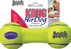 KONG Jouet pour chien Airdog Dumbbell coloris jaune - Taille S