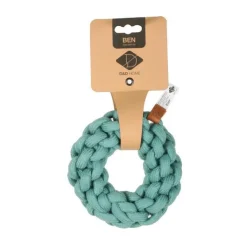 D ET D HOME Jouet pour chien anneau tressé bleu D&D Home Ben taille XS- 13 cm