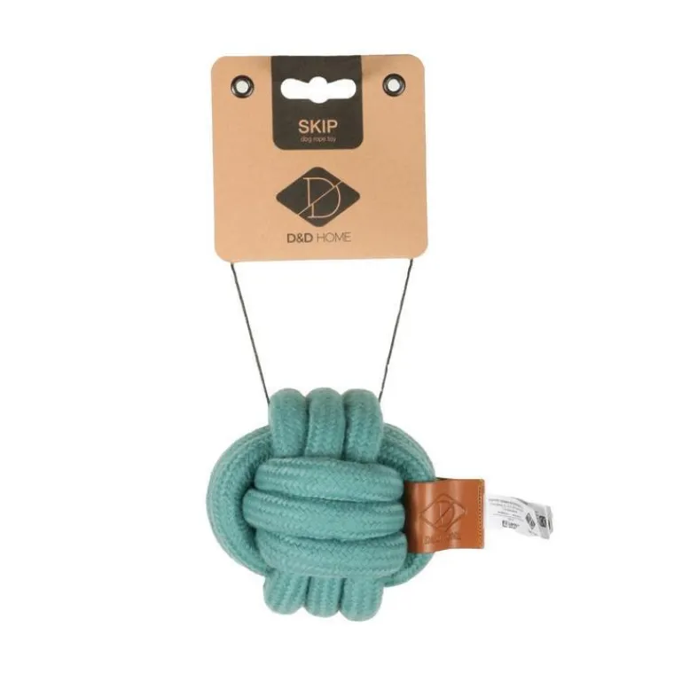D ET D HOME Jouet pour chien balle en corde D&D Home Skip taille S - Ø 9,5 cm