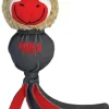 KONG Jouet pour chien coloris rouge Wubba Zoo Mandrill - Taille L