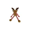 BUBIMEX Jouet pour chien coloris marron et rouge peluche de Noël renne - 30 cm