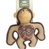 DUVOPLUS Jouet pour chien coloris marron peluche gorille Canvas - 29 x 24 x 9 cm