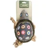 DUVOPLUS Jouet pour chien coloris multicolore peluche tortue Canvas - 27 x 21 x 10 cm