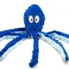 BUBIMEX Jouet pour chien coloris bleu peluche pieuvre - 45 cm
