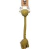 D&D HOME Jouet pour chien Georges Girafe en tissu jaune 30x22x10 cm